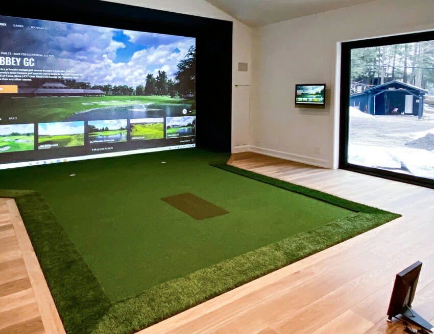 Custom Golf Simulator Installation