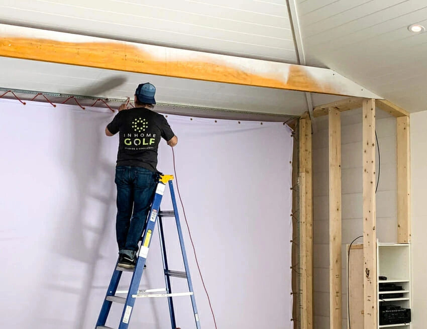 Custom Golf Simulator Installation