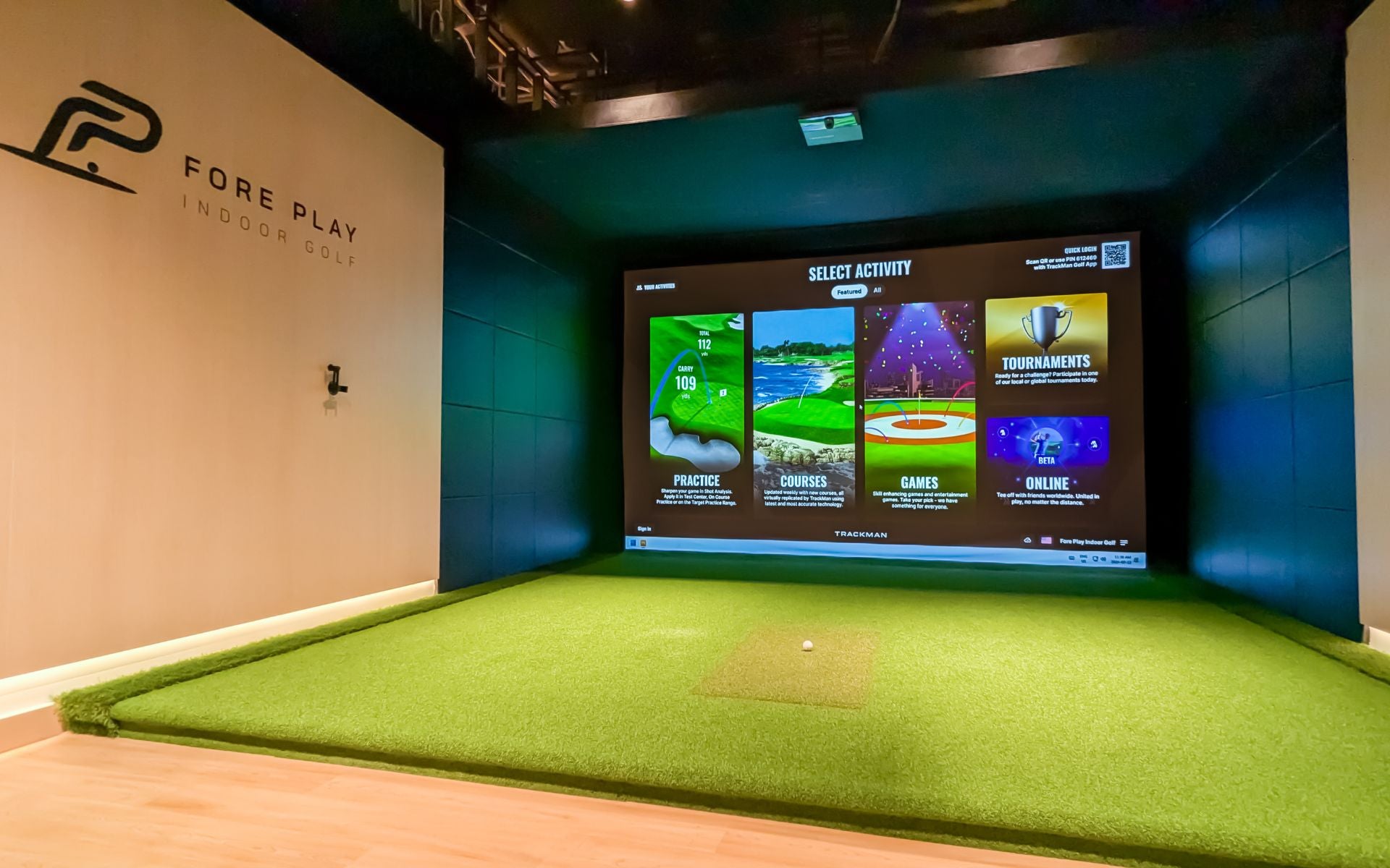 Fore Play Commercial Golf Simulator Bay