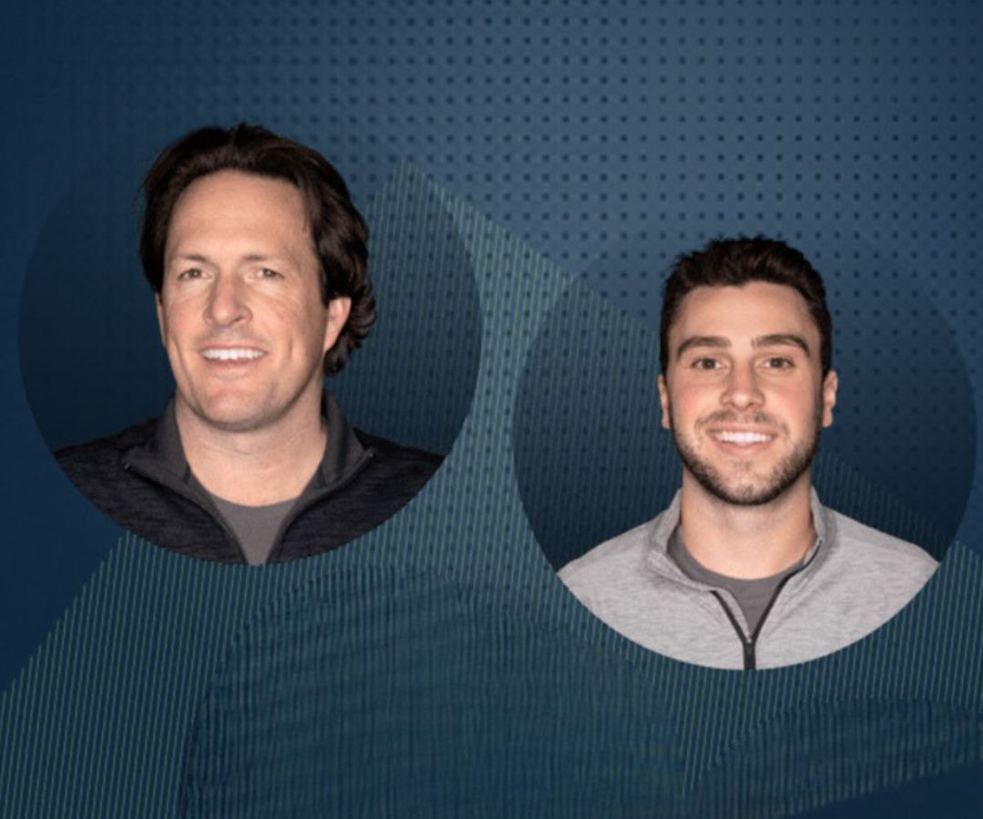 Photo of James and Mike from the InHome Golf Team