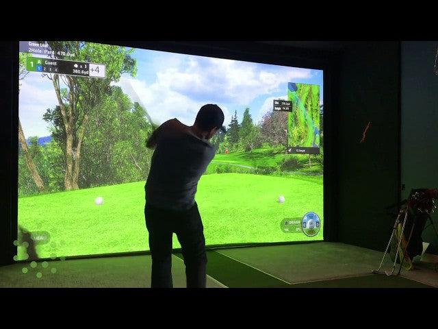 Amazing Basement Simulator Install in Edmonton, Alberta