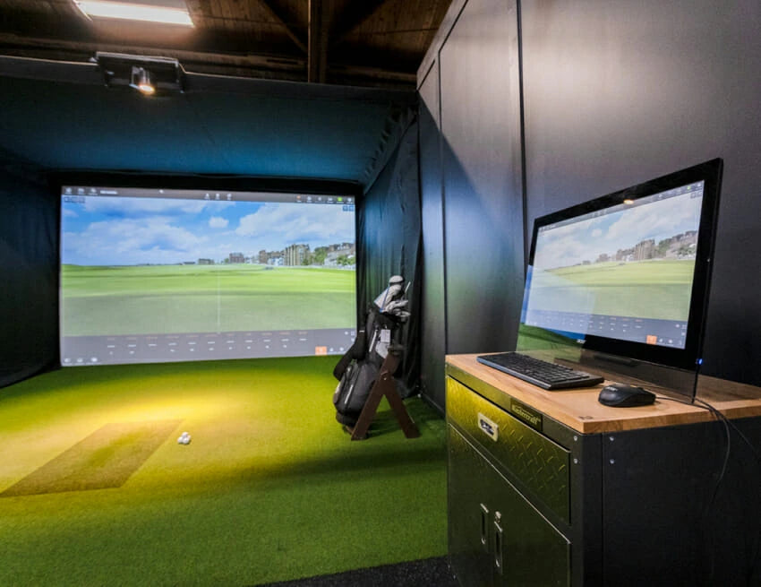 Custom Golf Simulator Completed Build