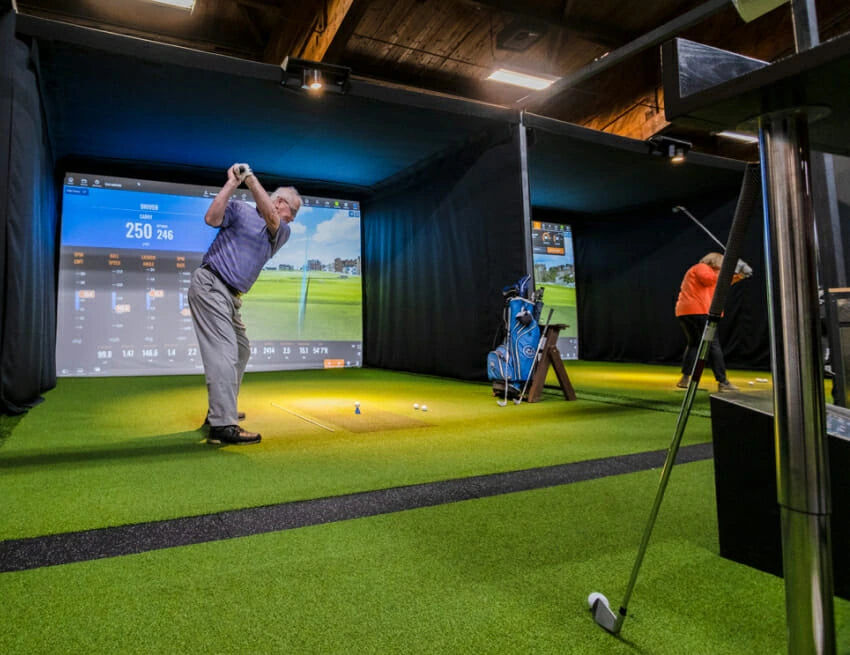 Custom Commercial Golf Simulator Completed Build